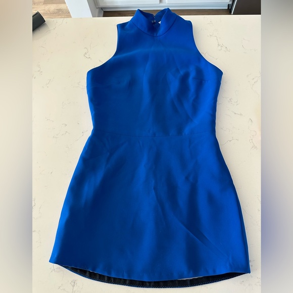 Amanda Uprichard Marshall Mock Neck Cocktail Minidress - Picture 4 of 11